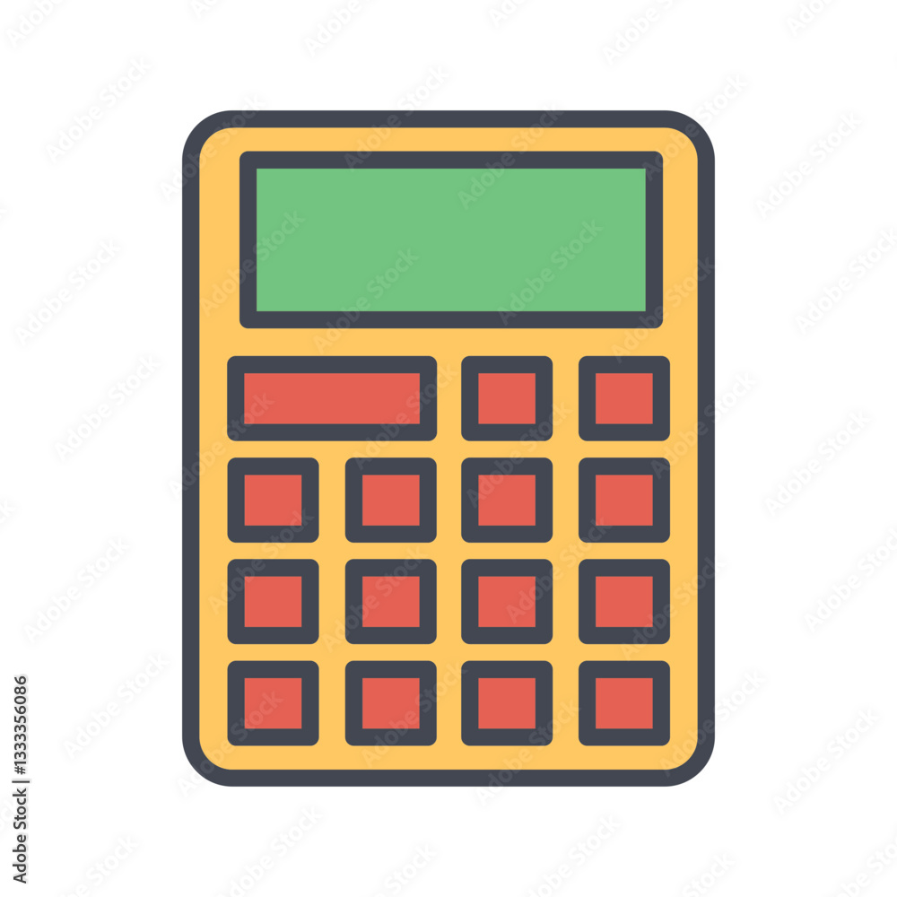 Calculator Vector Icon Calculator Vector Icon