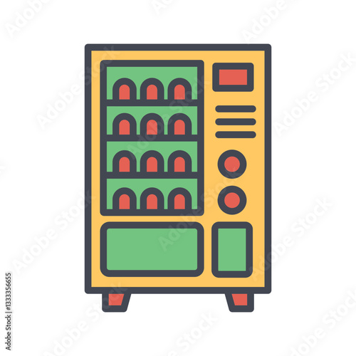 Vending Machine Vector Icon