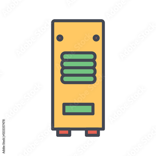 Portable Air Conditioner Vector Icon