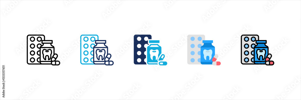 Medicine Multi Style Icon Set Medicine Multi Style Icon Set