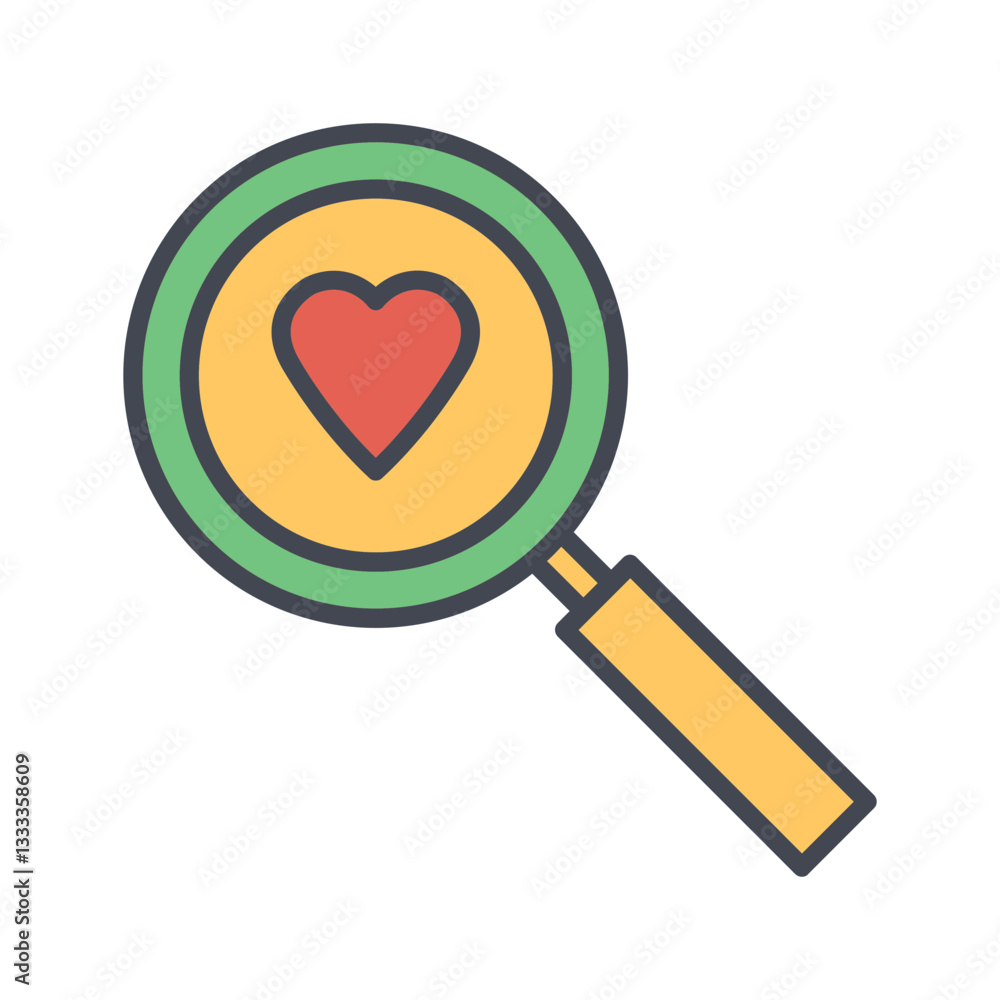 Find Love Vector Icon Find Love Vector Icon