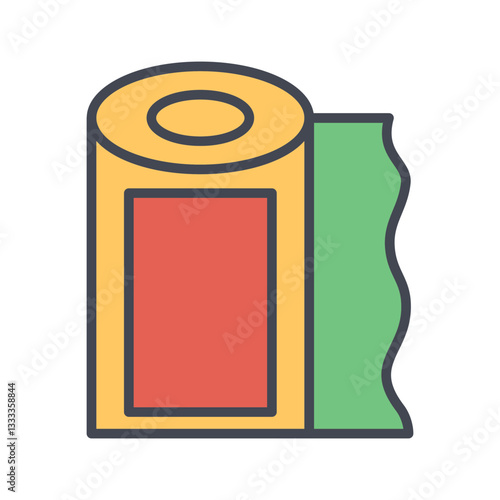 Plastic sheeting Vector Icon