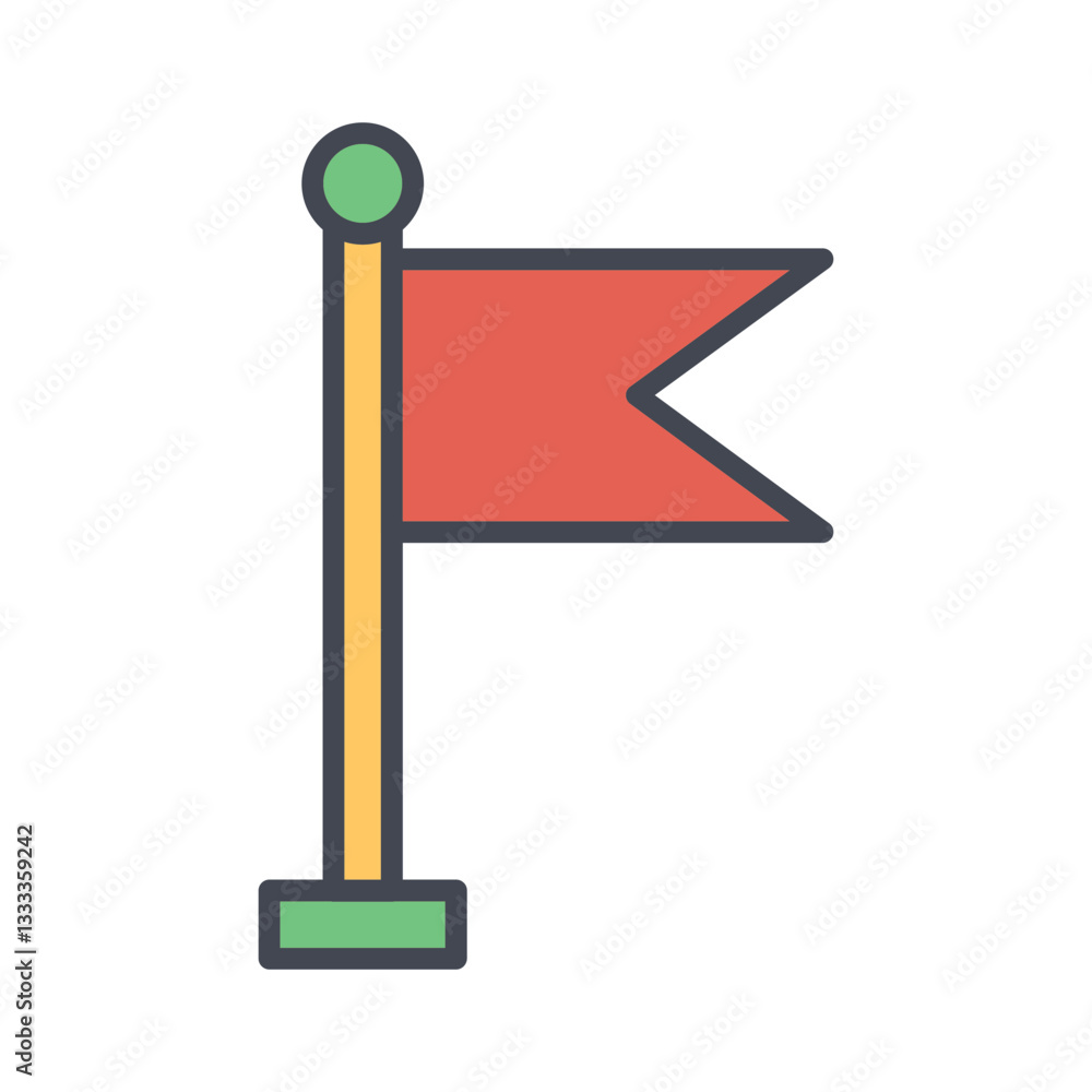 Flag Vector Icon Flag Vector Icon