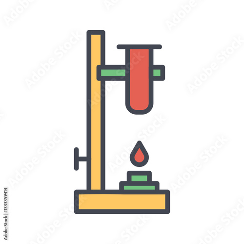 Bunsen Burner Vector Icon
