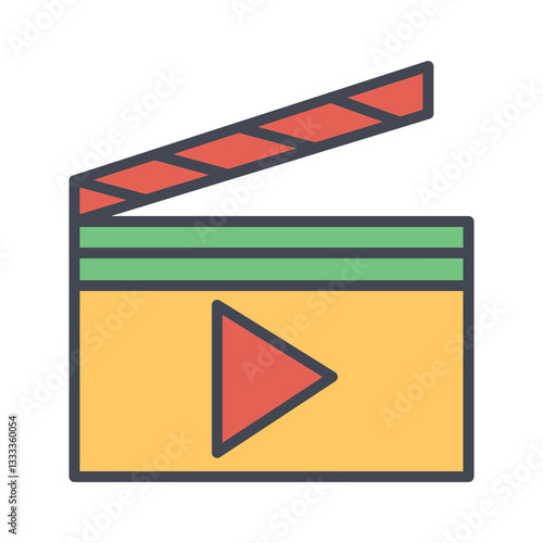 Clapperboard Vector Icon