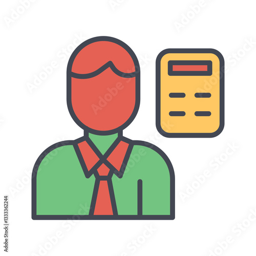 Accountant Vector Icon
