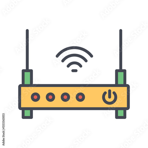 Router Vector Icon