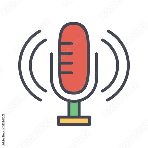 Microphone Vector Icon