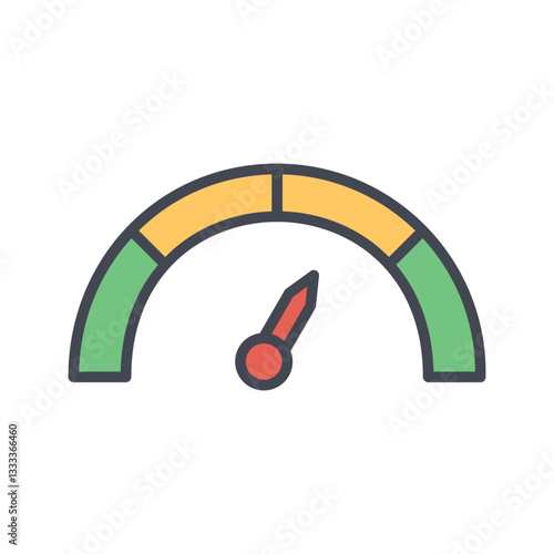Credit Score Vector Icon