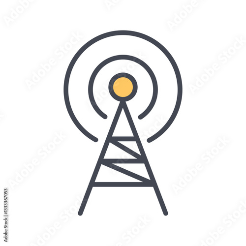 Radio Station Vector Icon