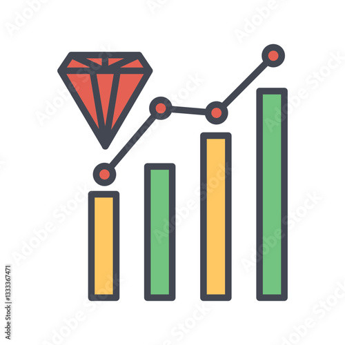 Business Value Vector Icon