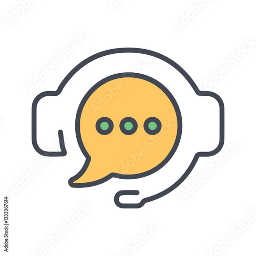 Live Chat Vector Icon