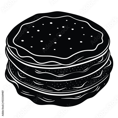 paratha flaky layered bread