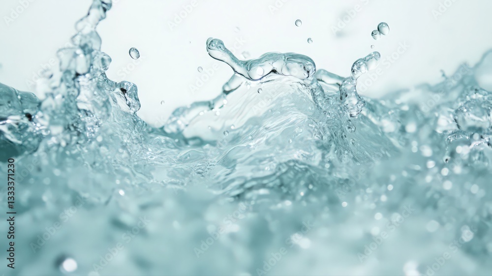 Teal Water Splash Abstract Texture Teal Water Splash Abstract Texture