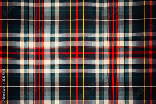 Red Gingham Cloth Fabric Pattern

