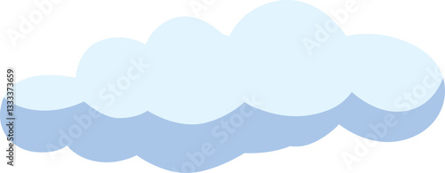 Cartoon Cloud Vector  Illustration
