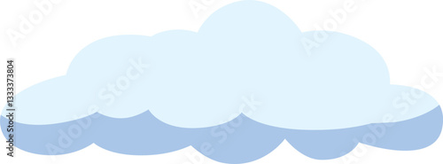 Cartoon Cloud Vector  Illustration
