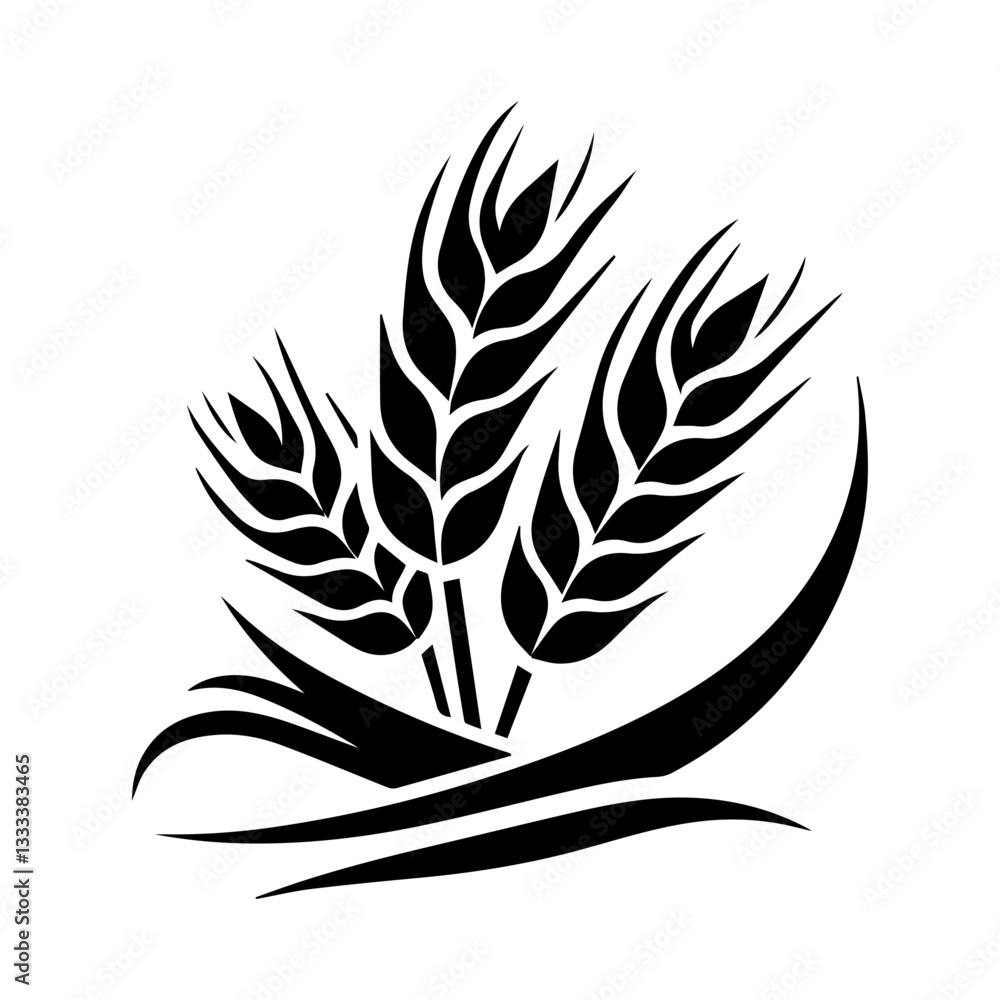 Fototapeta premium Wheat Ears and Sustainable Agriculture: A Farmer’s Guide 