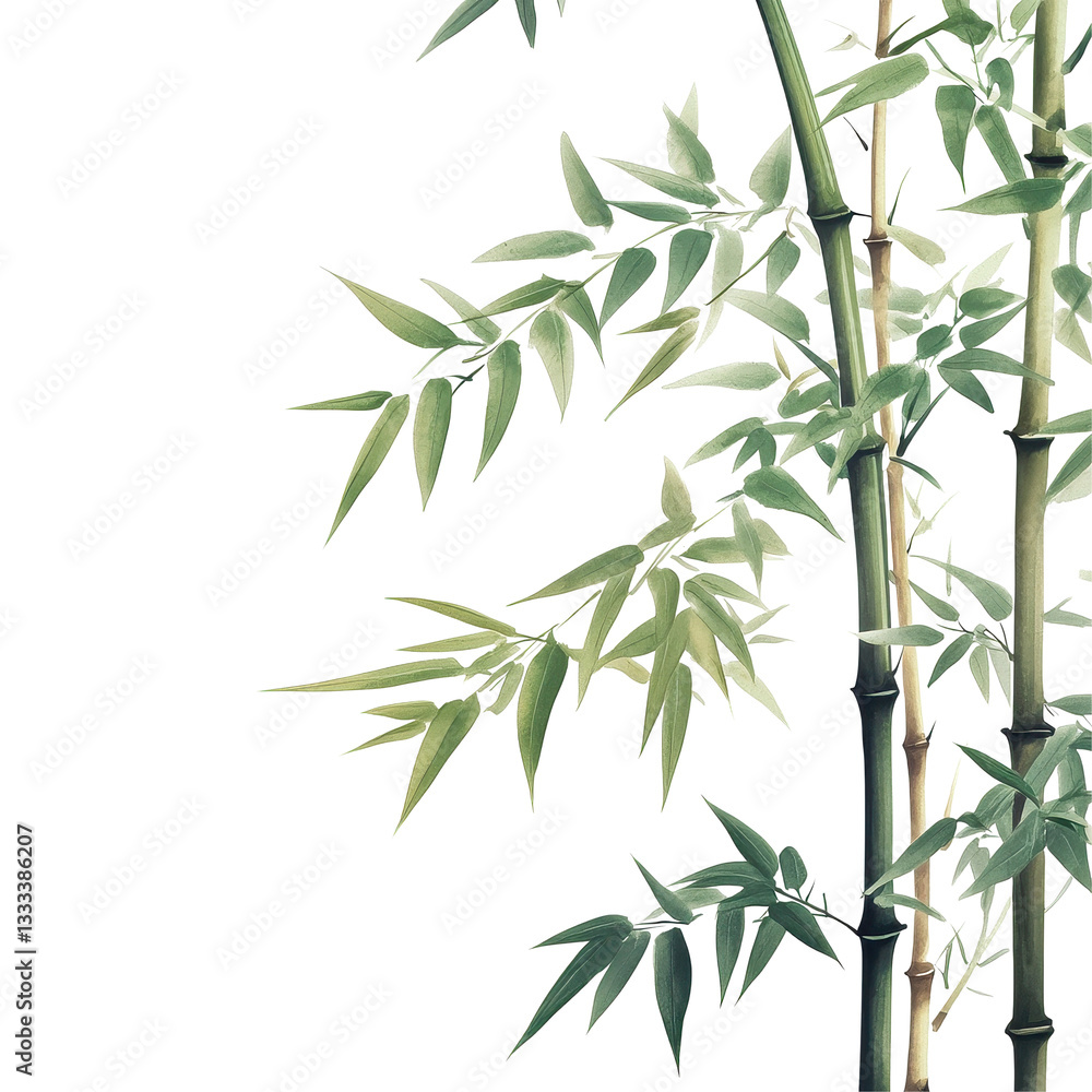 Fototapeta premium Elegant bamboo slips against a soft Transparent background highlight ancient Chinese culture and artistry, Retro Chinese ancient bamboo slip PNG background