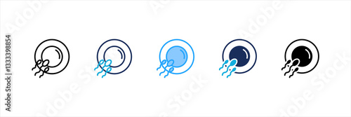 Fertilization Multi Style Icon Set
