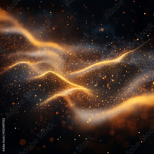 Golden Stardust Waves for Cosmic Landscape.