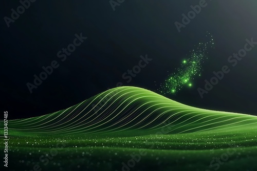 Green Energy Hill for Sparkles, Night.