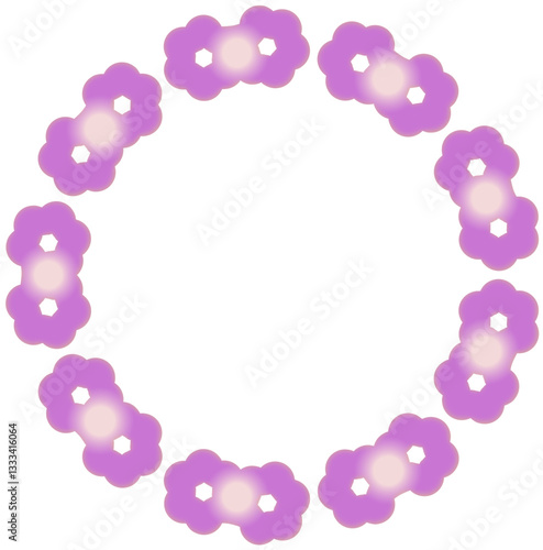 purple abstract decoration pattern with gradient light