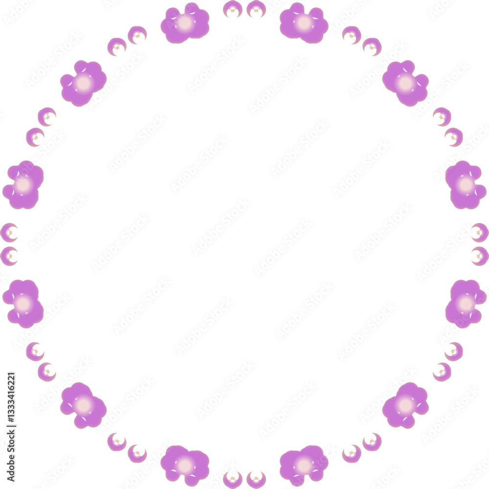 abstract pink circle gradient circle mandal with different elements abstract pink circle gradient circle mandal with different elements