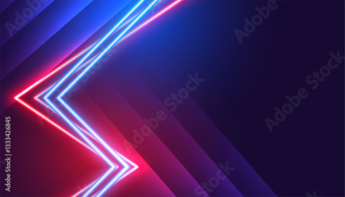 eye catching digital neon lines abstract wallpaper