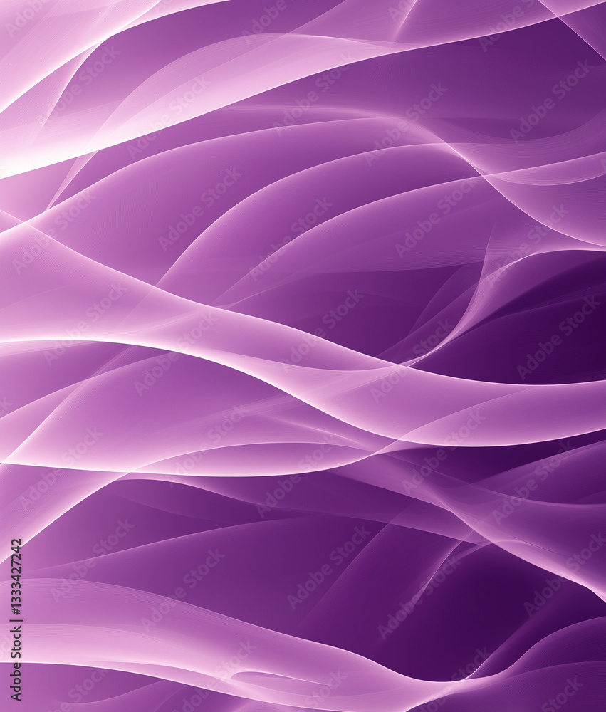 Obraz premium Abstract Purple Flowing Wave Background