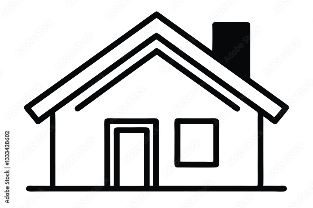 Web Home Icon Set Flat House Symbols for Websites & Apps Web Home Icon Set Flat House Symbols for Websites & Apps