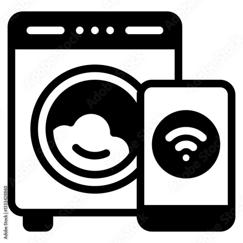 Smart Washer with Mobile Connectivity for Efficient Laundry