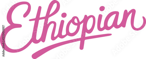 Ethiopian Sticker Design.