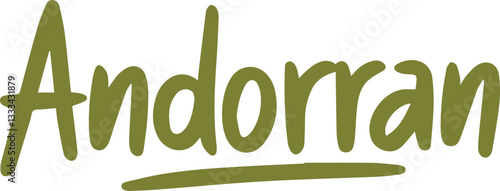 Andorran Sticker.