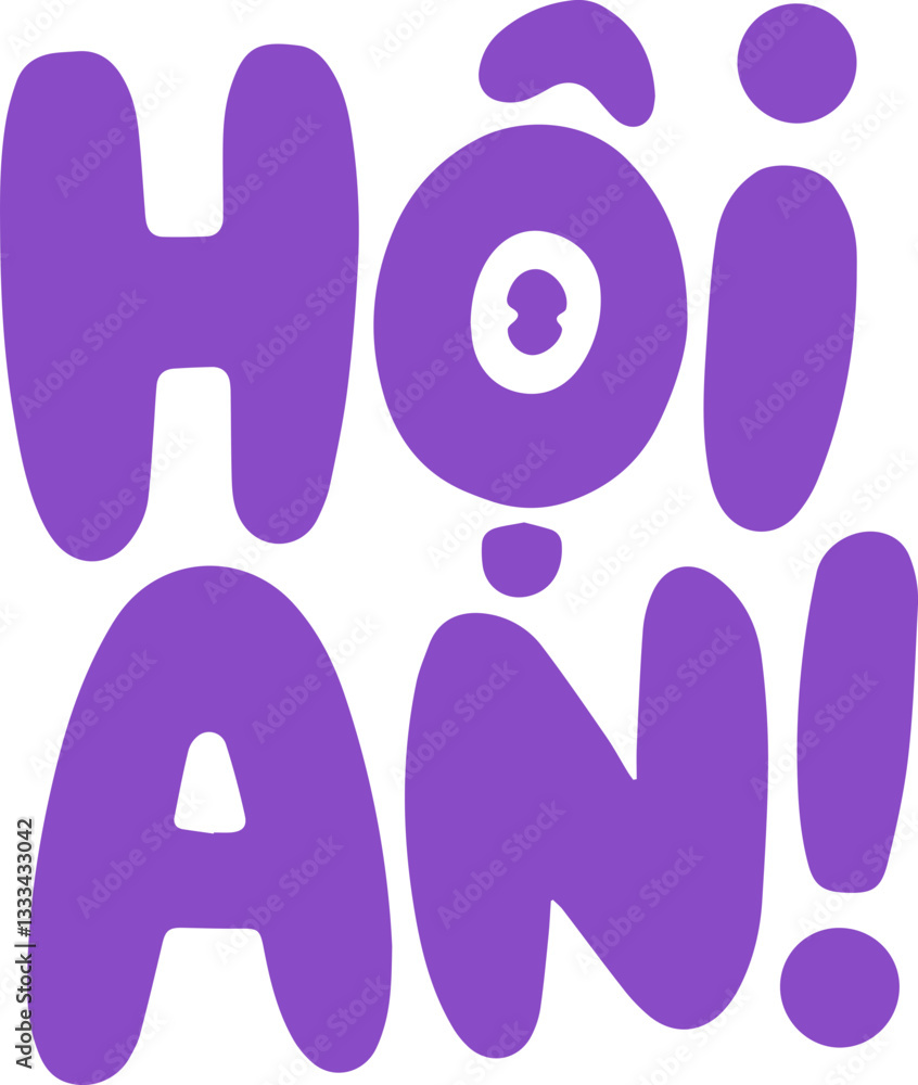 Obraz premium Hoi An Sticker.