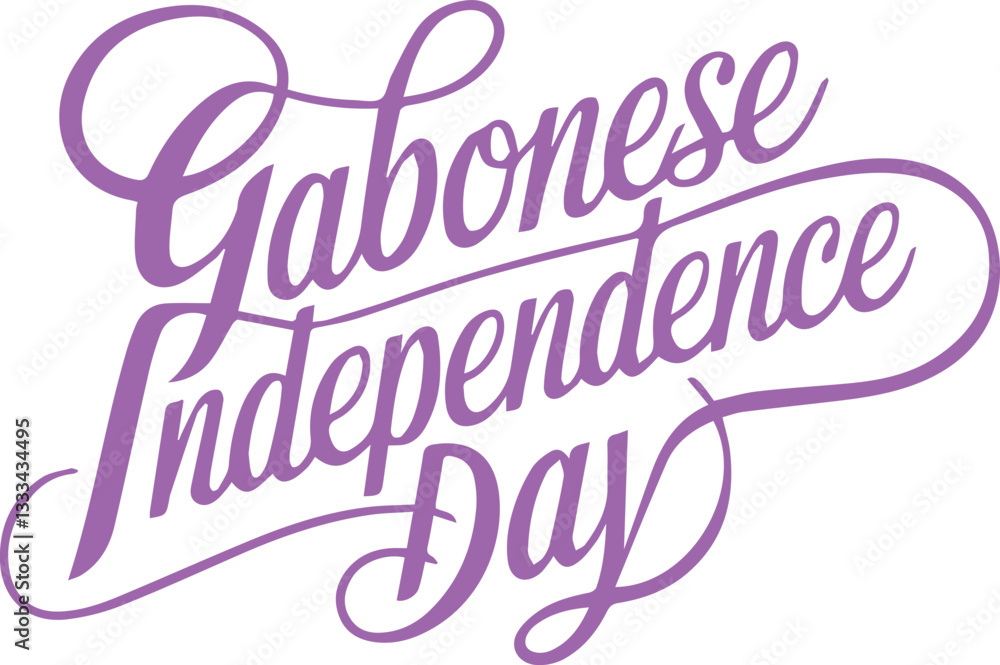 Fototapeta premium Gabonese Independence Day.