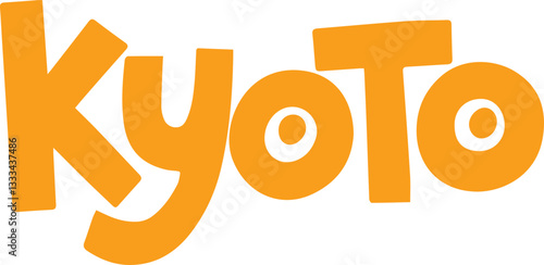 Kyoto Sticker Design.