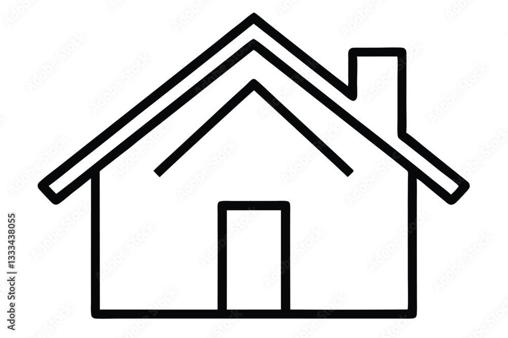 Web Home Icon Set Flat House Symbols for Websites & Apps Web Home Icon Set Flat House Symbols for Websites & Apps