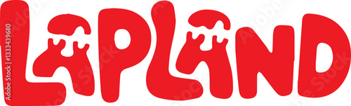 Lapland Text Art.