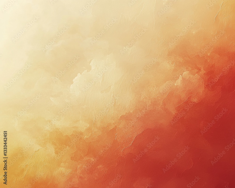 A soft gradient of warm hues blending from golden yellow to deep red, evoking a serene, atmospheric quality reminiscent of dawn or dusk. A soft gradient of warm hues blending from golden yellow to deep red, evoking a serene, atmospheric quality reminiscent of dawn or dusk.