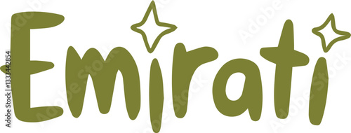 Emirati Sticker.