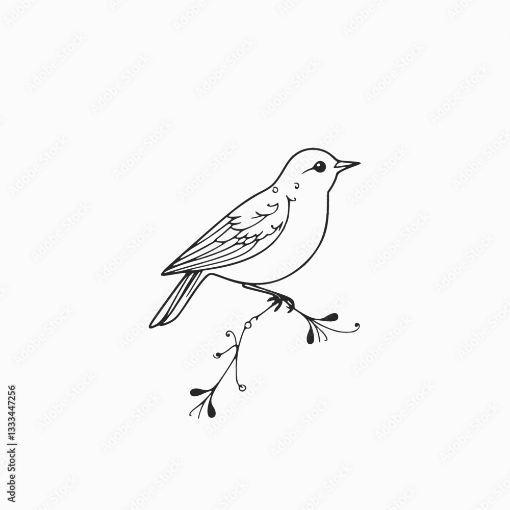 bird on a branch bird on a branch
