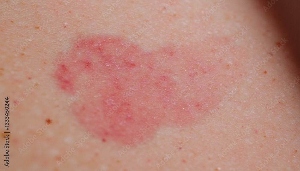Fototapeta premium Bleeding or oozing from sores.