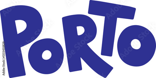 Porto City Name Sticker.