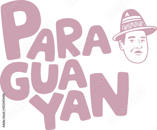 Paraguayan Man with Traditional Hat.