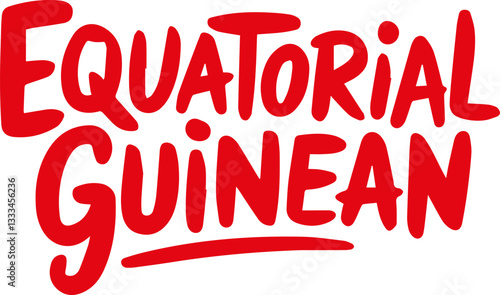 Equatorial Guinean Sticker.