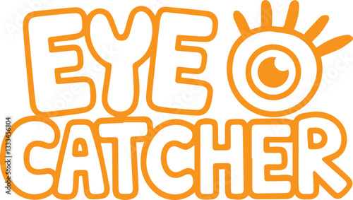 Eye Catcher Sticker.