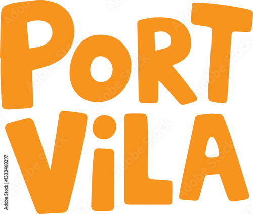 Port Vila Typography.