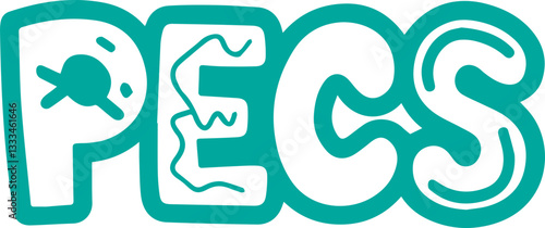 PECS Word Art.