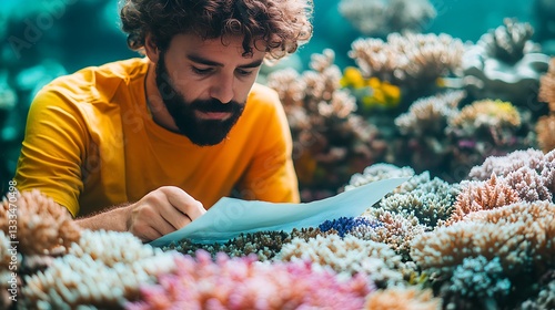Underwater research close-up perspectives of coral reefs and marine life